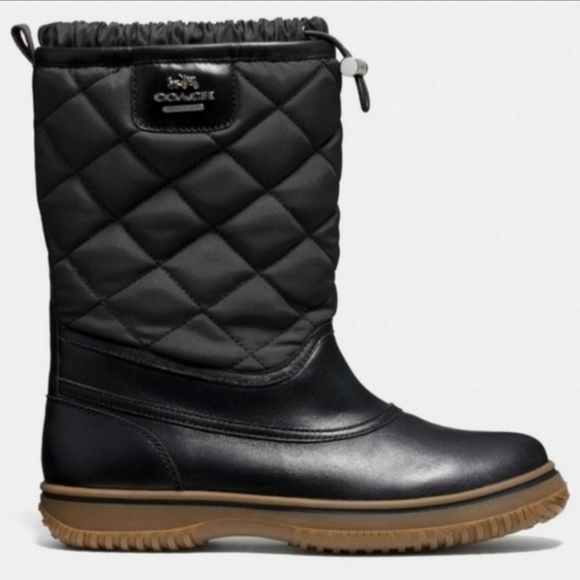 Coach Samara Quilted Boots - Picture 1 of 8